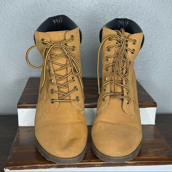 Rock & Candy Tan Bulldozer Boots Size 7.5 - Picture 9 of 13